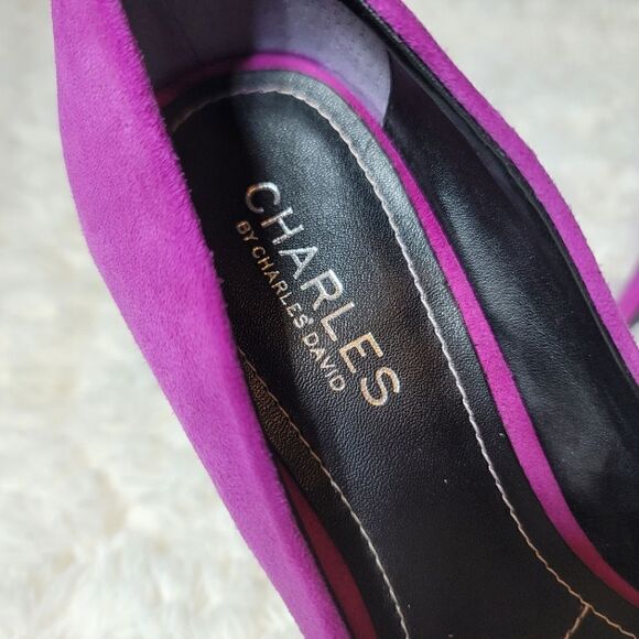 Charles By Charles David Magenta Heels - Picture 4 of 9